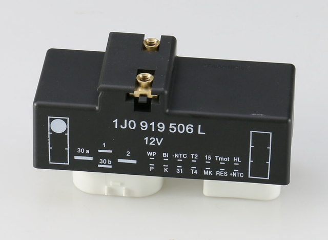 Volkswagen 1J0919506L hűtőventil&aacute;tor vez&eacute;rlőegys&eacute;g modul rel&eacute; nagykereskedelmi &eacute;s OEM sz&aacute;m&aacute;ra