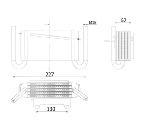 04150016 motoroliekoeler voor Deutz F3L912 dieselmotor fabriek directe groothandel exporteur