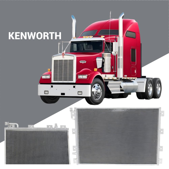 OE-erstatning Kenworth K122125 parallel flow AC kondensator til T600, T800 og W900 lastbiler