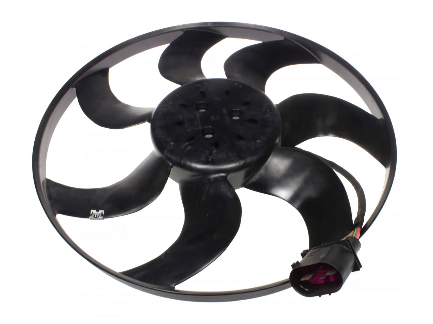 6R0959455D VW Polo 6R Radiateurkoelventilator compleet ; Borstelloze motor, 250 W; Groothandel VAG-onderdelen.