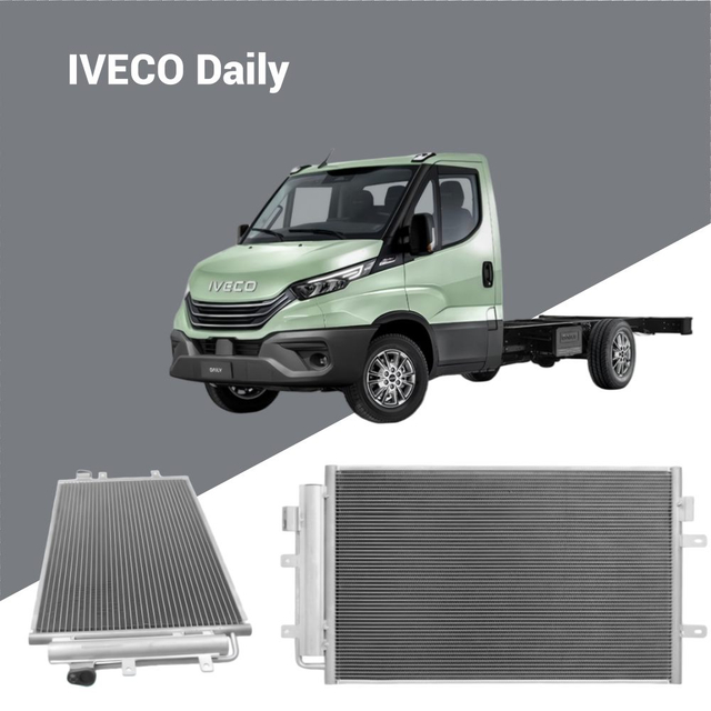 5801255825 AC kondenz&aacute;tor IVECO Daily 2014-Up; OE minős&eacute;gű teheraut&oacute; hűtőalkatr&eacute;sz; Nagykereskedelmi ell&aacute;t&aacute;s B2B importőr&ouml;k sz&aacute;m&aacute;ra.