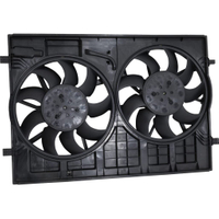 Conjunto de ventilador de resfriamento do radiador se encaixa no Volkswagen Atlas 2018-2023, ventilador el&eacute;trico sem escova 3QF121207