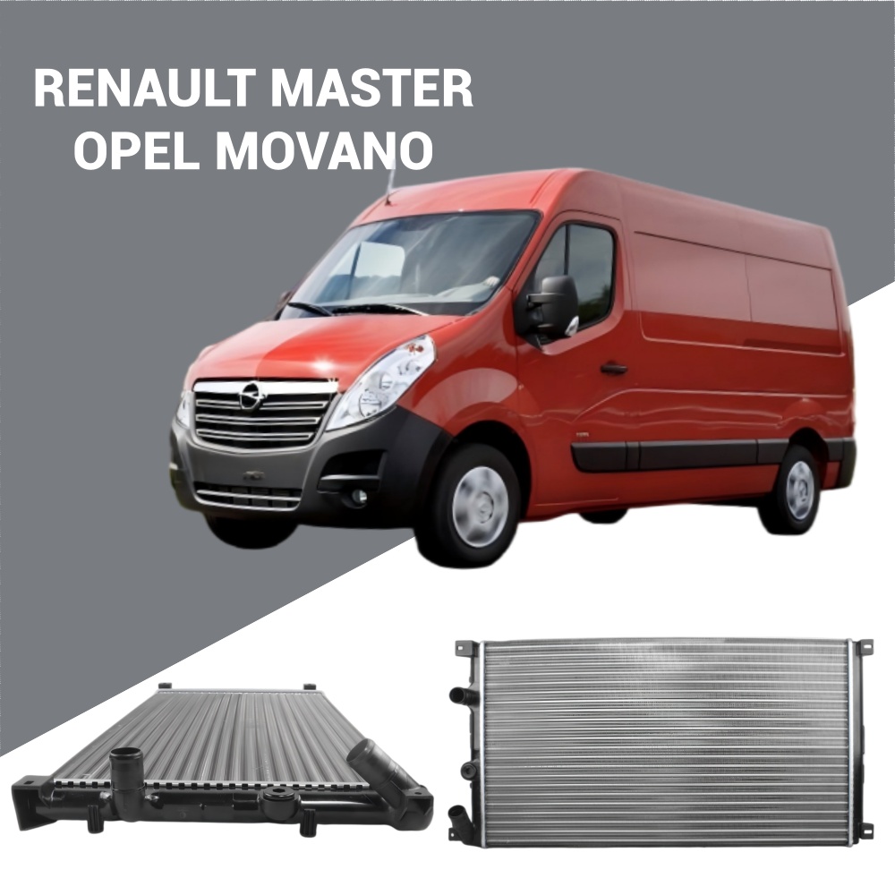 7701049664 หม้อน้ำสำหรับ Opel Movano 1999-2003 Renault Master 2002-2013