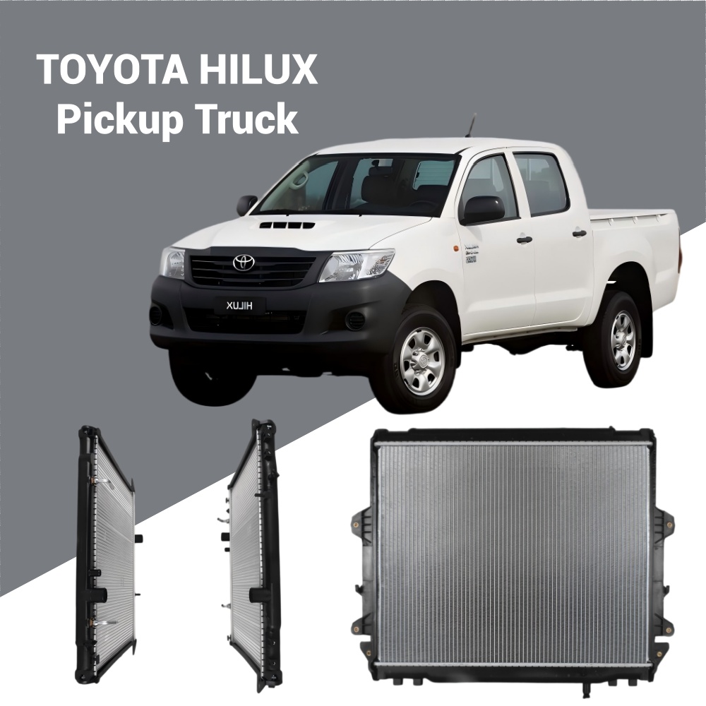 16400-OL180 หม้อน้ำแบบประสานสำหรับ Toyota Hilux 2006-2015 2.5L 3.0L