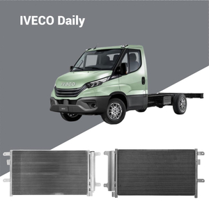 504084147 คอนเดนเซอร์ AC สำหรับ IVECO Daily III IV 1999-2012; ส่วนประกอบทำความเย็นรถบรรทุกคุณภาพ OE; อุปทานขายส่งสำหรับผู้นำเข้า B2B