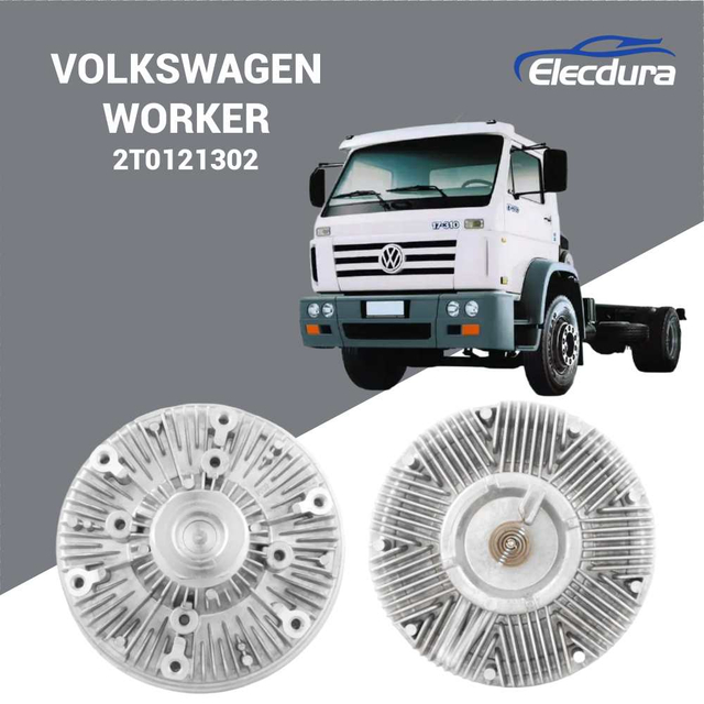 Robuste mechanische L&uuml;fterkupplungsbaugruppe 2T0121302 f&uuml;r Volkswagen Worker 31.310 und 18.310 LKWs mit Cummins 6CT 8.3L-Motoren