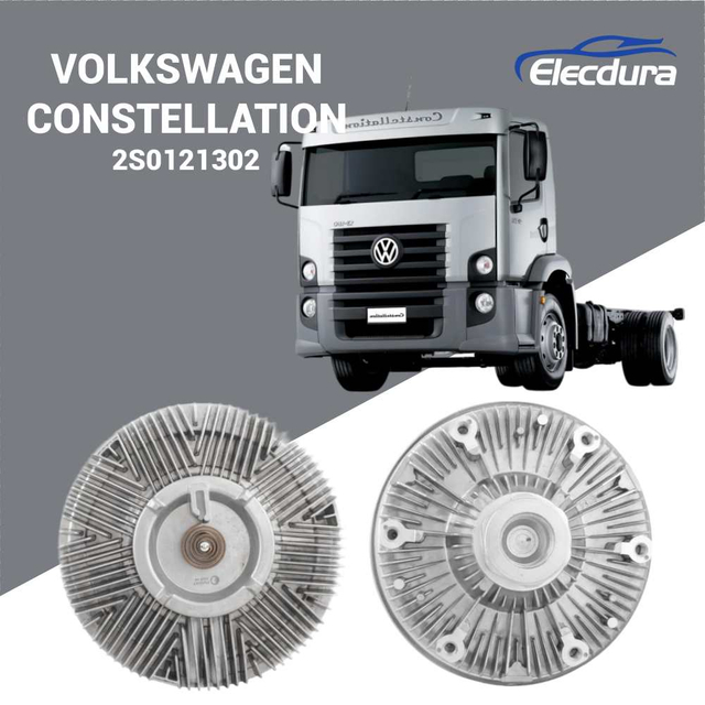 2S0121302 H&oslash;jre roterende mekanisk bl&aelig;serkobling kompatibel med Volkswagen Constellation 15.180E og 13.180 dieselmotorer