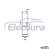 203-03-12221 KOMATSU PC120-8/130-8 Radiateur