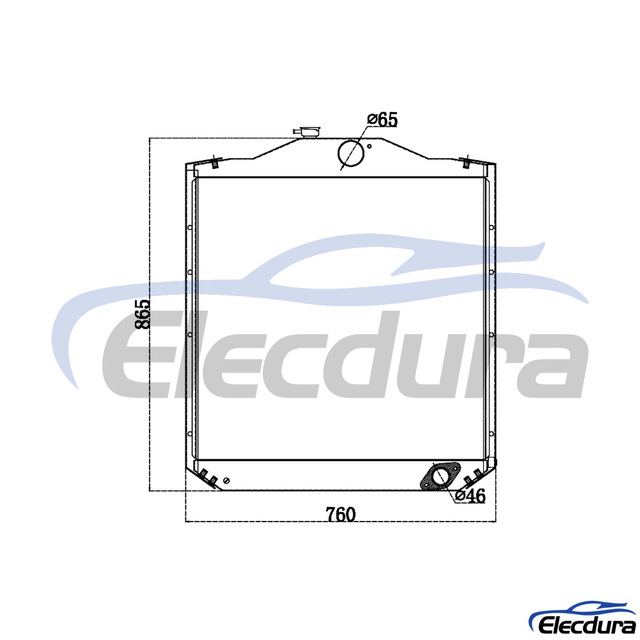 205-03-71110 โคมัตสึ PC200-3 หม้อน้ำ