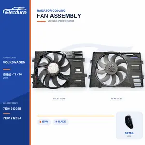 Sestava chladic&iacute;ho ventil&aacute;toru pro Volkswagen Multivan T5 / T6 850W 7E0121205B Bulk Supply
