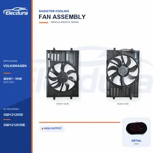 Sestava ventil&aacute;toru chladiče pro Volkswagen Golf 7 / MQB 400W 5Q0121205D Bulk Supply