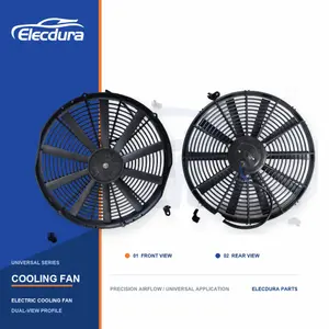 ユニバーサルラジエーター冷却ファン 16 インチ ストレートブレード 220W 卸売