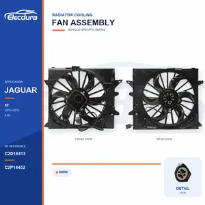 Sestava ventil&aacute;toru chladiče pro Jaguar XF / XJ-XJR 600W C2D18413 Bulk Supply