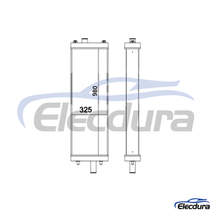 154-03-75911 โคมัตสึ D85EX-15E0 หม้อน้ำ