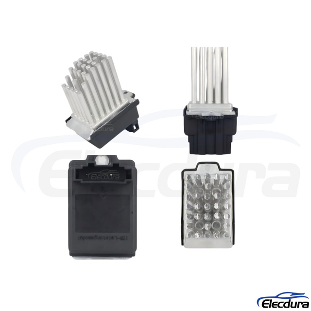 Regolatore del motore del ventilatore a 5 pin standard OE 4B0820521 con dissipatore di calore in alluminio per Audi A6 C5 e Allroad Quattro.