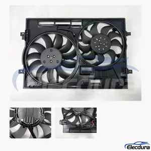 3Q0121205B Audi kefe n&eacute;lk&uuml;li radi&aacute;tor hűtőventil&aacute;tor szerelv&eacute;ny ut&aacute;ngy&aacute;rtott nagykereskedelmi csere