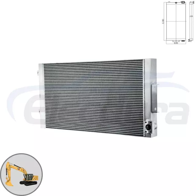 Caterpillar E336D υδραυλικό ψυγείο λαδιού 245-9360 προβολή πυρήνα για προμηθευτές χονδρικής και διανομείς μαζικής παραγγελίας.