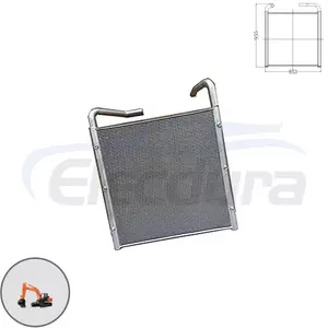 4370983 Hitachi EX200-5 เครื่องทำความเย็นน้ำมันไฮดรอลิกขายส่งหลังการขายสำหรับผู้จัดจำหน่ายชิ้นส่วนรถขุด