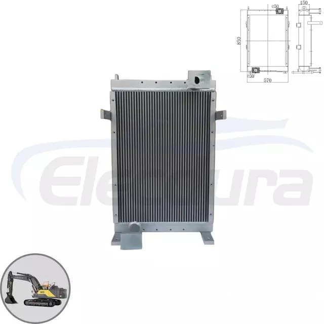 Fornecedor atacadista de refrigerador de &oacute;leo Volvo EC330B para servi&ccedil;o pesado 14545518