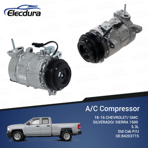 GMC Sierra 1500 5,3L i&ccedil;in satış sonrası 7ZSE17 109,5 mm PV4 kompres&ouml;r toplu sipariş.