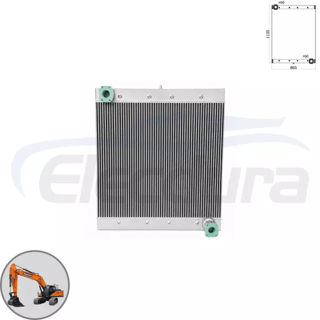 Zware Doosan DX300LL oliekoeler 202-00136B B2B groothandel