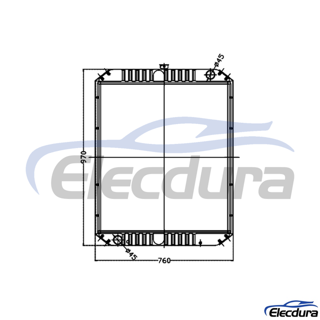 206-03-51111 โคมัตสึ PC200-5 หม้อน้ำ