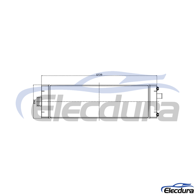 17M-03-51110 KOMATSU D275 Chladič