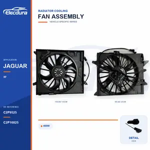 ชุดพัดลมระบายความร้อนหม้อน้ำ สำหรับ Jaguar XF / S-Type 400W C2P9525 Bulk Supply