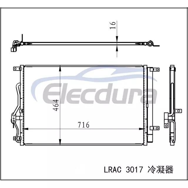 8105100XKQ00A Haval F7 2019+ Skraplacz klimatyzacji