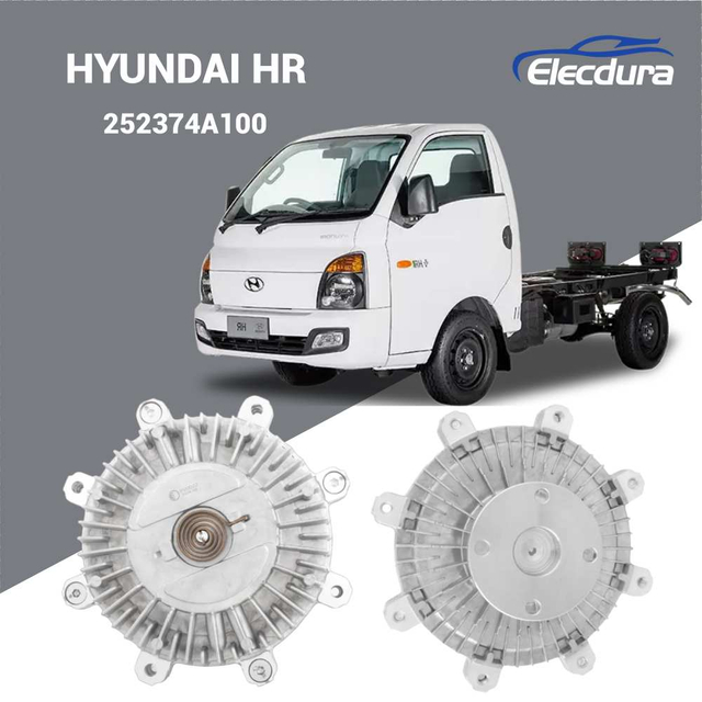 252374A100 Zesp&oacute;ł sprzęgła wentylatora chłodzącego kompatybilny z modelami Hyundai HR 2.5 16V i Kia Bongo lub Sorento 2.5 od 2006 do 2023