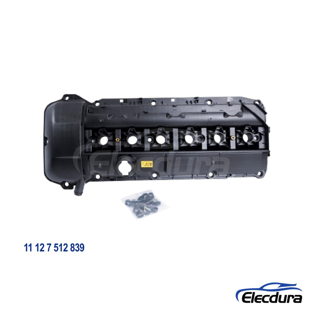 غطاء صمام محرك BMW 11127512839 بديل لمحرك M54 المستخدم في BMW 3 Series E46، 5 Series E60، X3 E83، X5 E53، Z4 E85