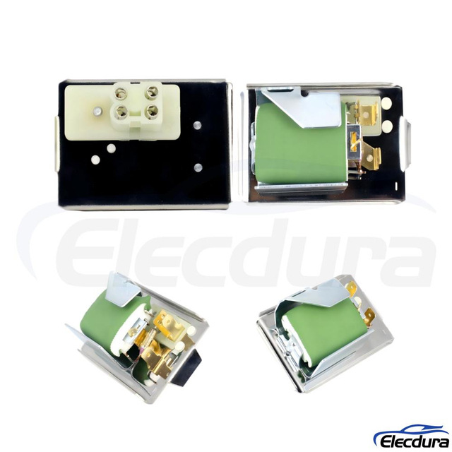 Resistenza motore ventilatore a 4 pin equivalente OE 191959263C (Bosch 3131090044) per climatizzatore VW Golf MK2 e Jetta.