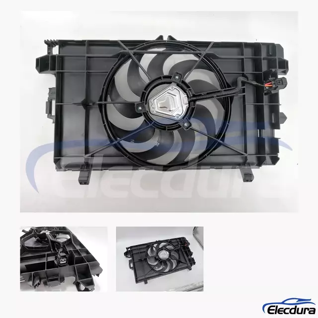 Conjunto de ventilador de refrigeraci&oacute;n de radiador sin escobillas Tesla modelo 3 107708400E para suministro mayorista del mercado de accesorios
