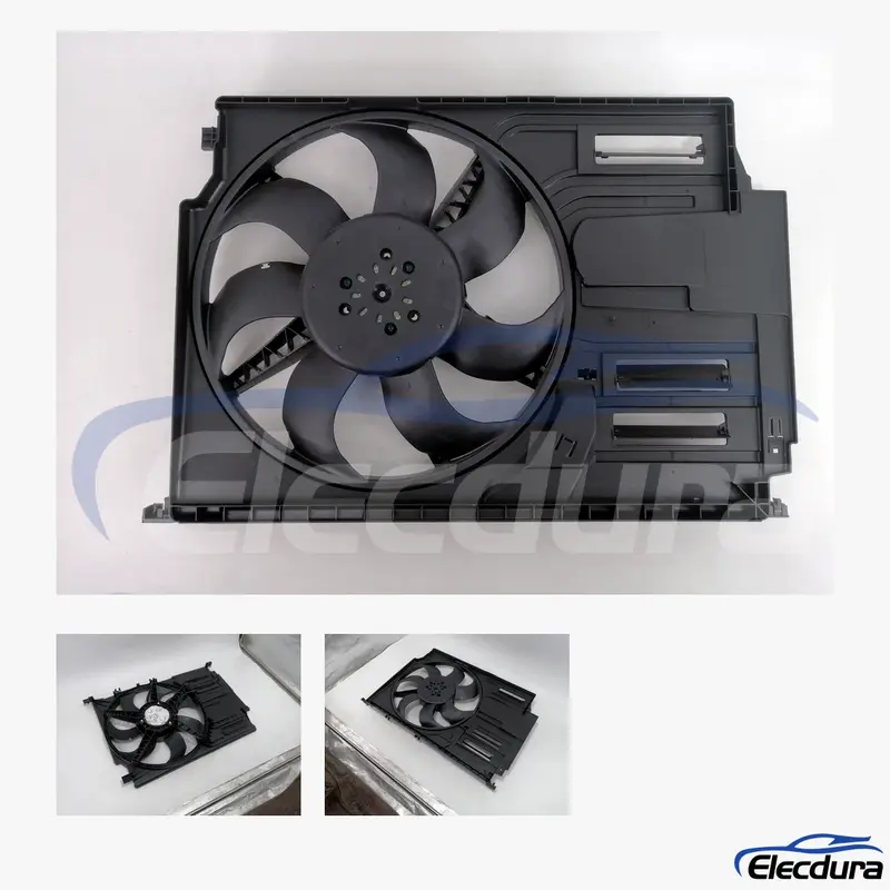 17427617609 BMW B&oslash;rstel&oslash;s K&oslash;lerventilator komplet eftermarkedet engros udskiftning