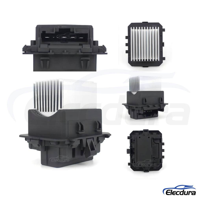 Renault Clio, Megane ve Peugeot 207, 308 i&ccedil;in OE standardı 7701209850 6441FB al&uuml;minyum soğutuculu elektronik fan motoru reg&uuml;lat&ouml;r&uuml;.