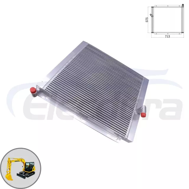 Hidraulika olajhűtő 203-03-41380 713x575mm nagykereskedelmi besz&aacute;ll&iacute;t&oacute; Komatsu PC100-3 PC120-3 t&ouml;meges rendel&eacute;s ut&aacute;ngy&aacute;rtott csere