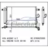 9760625500 n&uacute;cleo do condensador 16mm do A/C do acento 2000-2006 de Hyundai