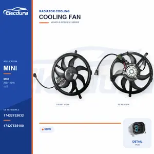 مروحة تبريد الردياتير لـ BMW MINI R56 300W 17422752632 توريد بالجملة
