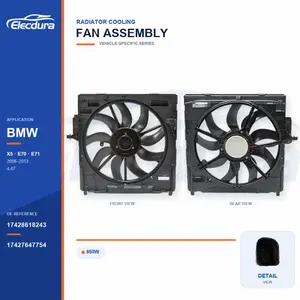مجموعة مروحة تبريد الردياتير لـ BMW E70 / E71 850W 17428618243 توريد بالجملة