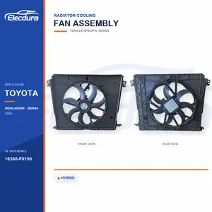 Gruppo elettroventola radiatore per Toyota Highlander / Sienna 16360-F0100 Fornitura all'ingrosso