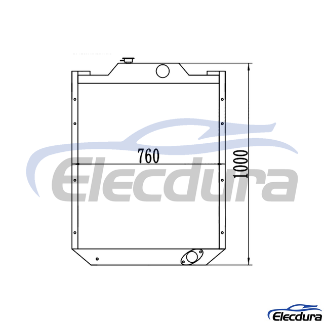 206-03-44210 KOMATSU PC220-3 Radiador