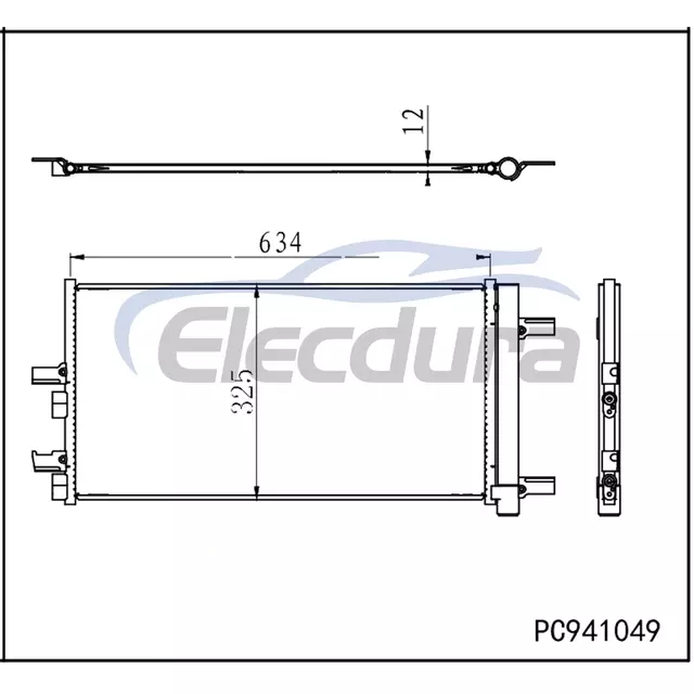 64539286712 MINI Cooper Countryman 2018-2021 Condensator A/C cu uscător