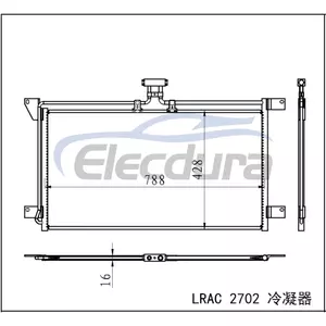 1354110 Scania 4 Series 1995-2004 A/C คอนเดนเซอร์