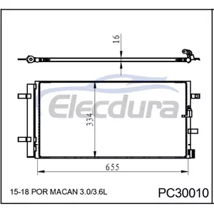 8T0260403 Audi A4 2013-2017 Condensator A/C