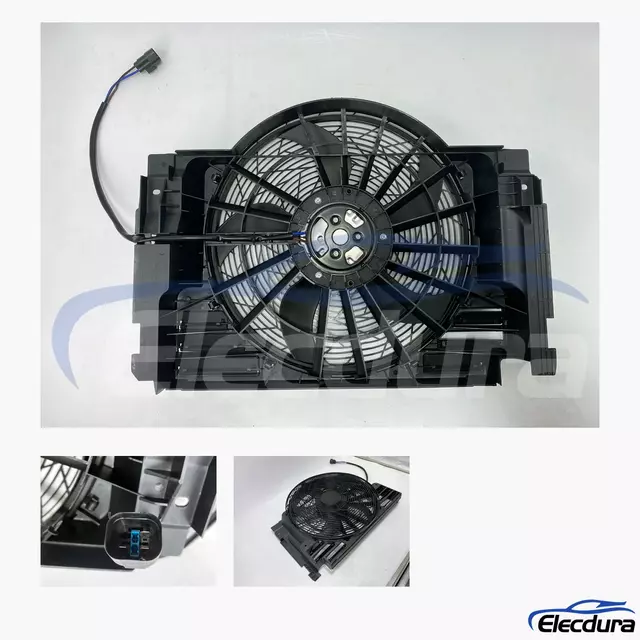 64506908124 Rakitan Kipas Pendingin Radiator Tanpa Sikat BMW penggantian grosir purnajual