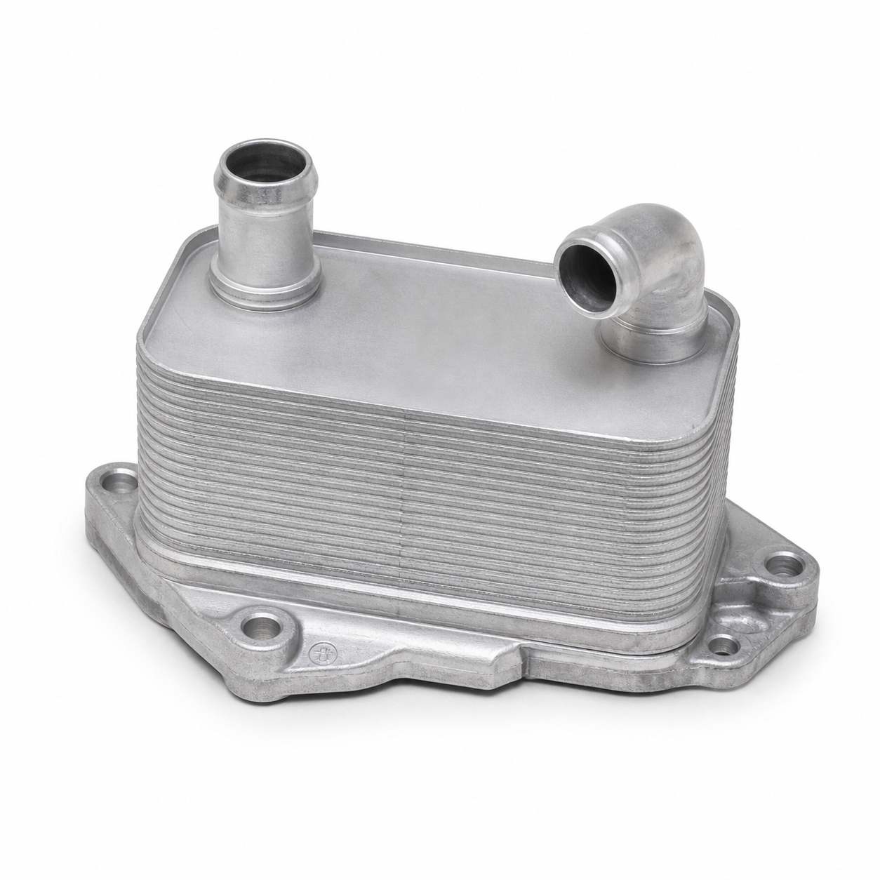 Engine oil cooler for passenger vehicles, diesel engines and commercial vehicles