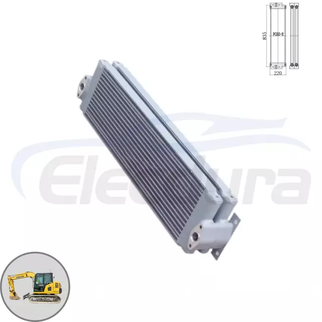 Hidraulika olajhűtő 22P-03-11131 Komatsu PC60-8 kotr&oacute;g&eacute;phez