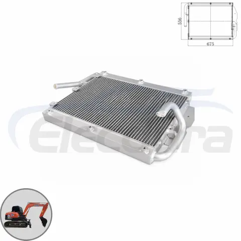 Doosan DH60 เครื่องทำความเย็นน้ำมันไฮดรอลิก 13F42000 ผู้จัดจำหน่ายขายส่ง