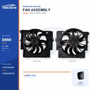 مجموعة مروحة تبريد الردياتير لـ BMW E84 600W 17427545366 توريد بالجملة