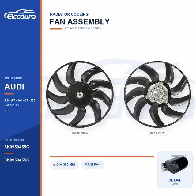 K&uuml;hlerl&uuml;fter f&uuml;r Audi A6-A7 C7 / A4-A5 8K0959455G Gro&szlig;packung